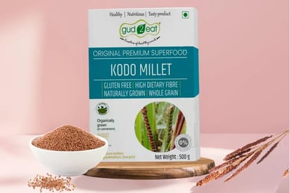 Gud2eat KODO MILLET - 400G | Low GI | Gluten free | tasty and delicious | 400g