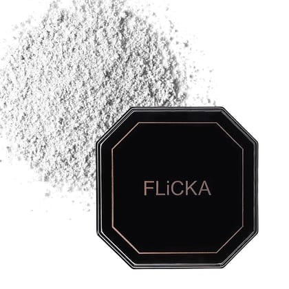 FLiCKA Dust if Off Loose Powder For Face Makeup| Weightless Loose Powder With Smooth & Matte Finish| Suitable For All Skin Types| 01 White, 7g