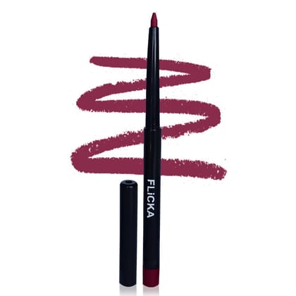 FLiCKA Essential Boundaries Lip Liner| Transfer Proof, Smudge Proof, Vitamin E, Creamy Lightweight Liner For Women, 04 Denver, 0.4g