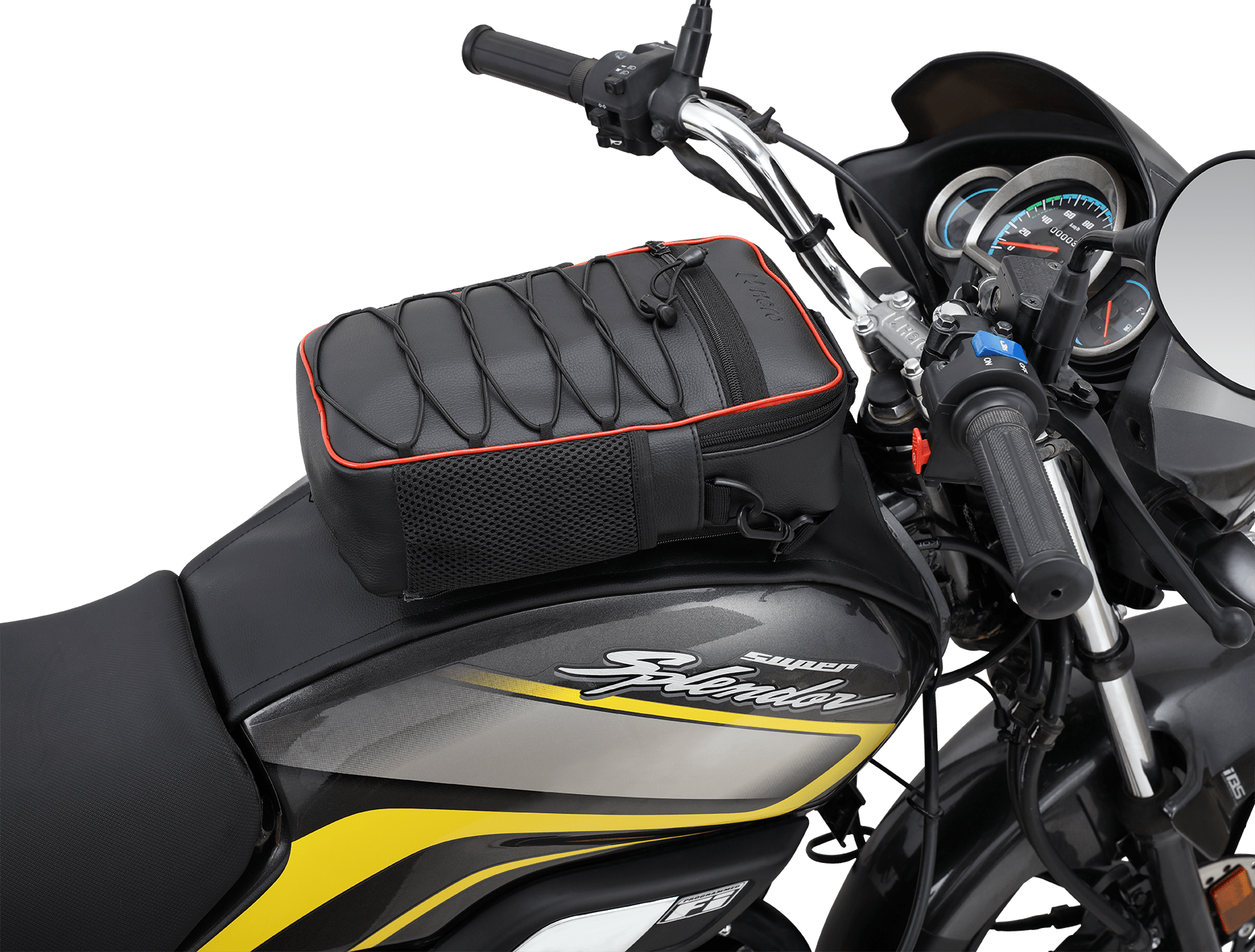 Convertible Tank Bag for Splendor Plus with High Tensile Strength and Adequate Storage Space-99810AAGA00S