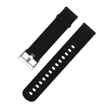 Exelent Smart Watch Strap 19mm Compatible for Any Smart Watch with 19mm Lugs Width Soft Silicone Replacement Adjustable Waterproof