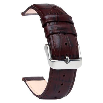 Exelent Leather Mens Replacement Watch Straps Compatible with All Watches with Regular 20 mm Lug Size Brown