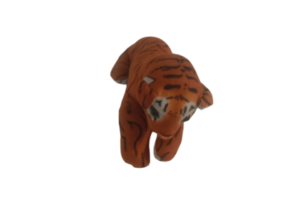  Cute and cuddly tiger plush toy. Perfect for kids or adults. Made with soft, high-quality materials. This tiger is sure to be a hit!