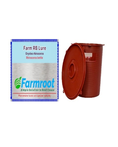 Farmroot Insect Bucket Traps with Rhinocerous bettle lure (PACK OF 10)