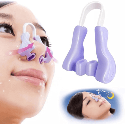 Nose Corrector Clip NOSE CLIP Silicone Nose Shaper Clip Braces Beauty Tools Upper Nose Clip Beauty Tool Nose Lifting Clip Nose Lifter Purple Training