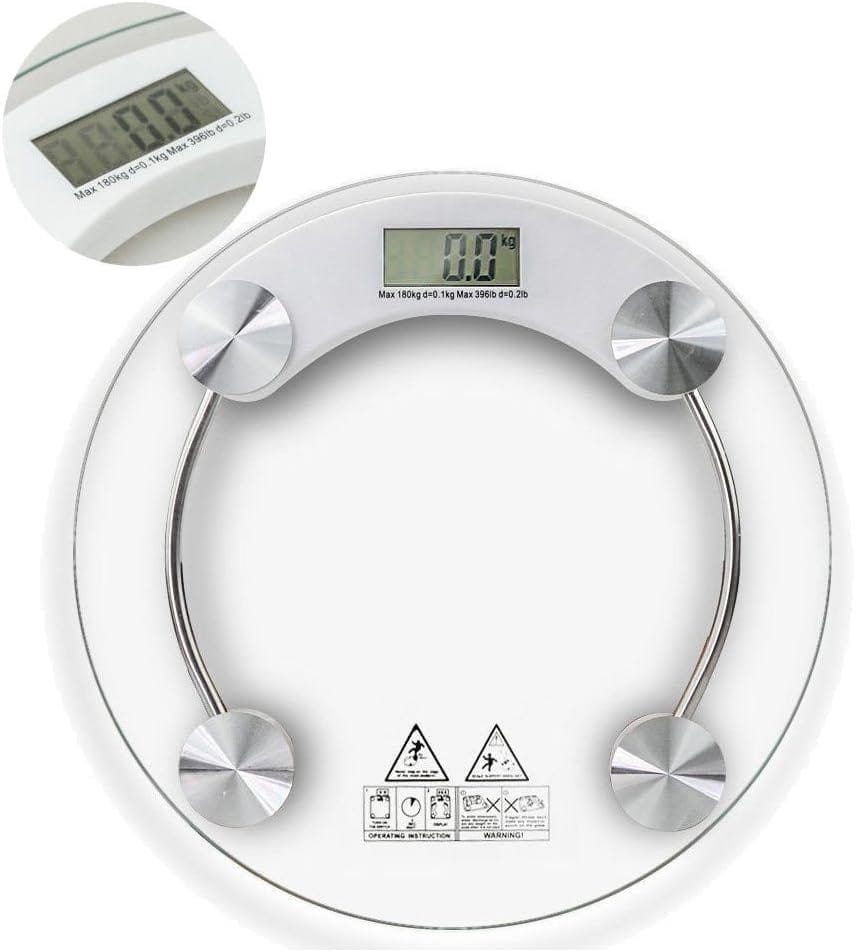 8 MM Personal Weight Scale Electronic Digital Personal Weighing Scale - 8mm Thick Tempered Glass electronic digital personal bathroom health body weight weighing scale