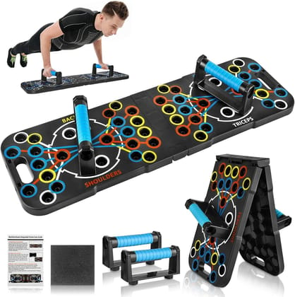 Push Up Board for Men Women Body Building Fitness Training Gym Workout Exercise Push Up Rack Board System Fitness Comprehensive Exercise Workout Training Gym Exercise Push-Up Stands EquipmentS