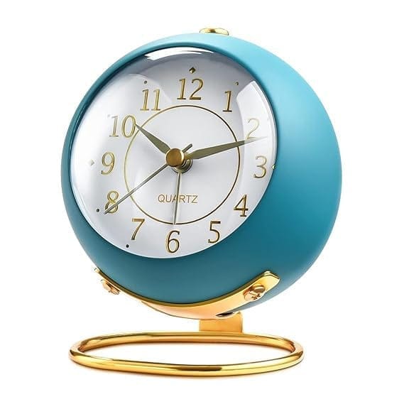 ROUND DESK CLOCK BLUE ROUND DESK CLASSIC CLOCK BLUE