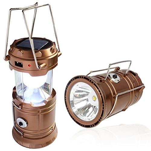 solar Lantern Flashlights, USB Rechargeable Camping Lantern Led