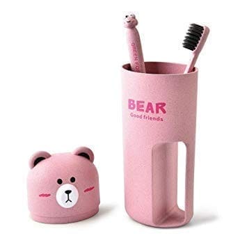 Bear Travel Brush Holder Bear Portable