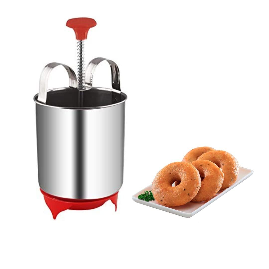 Stainless Steel Medu Vada Maker with Stand