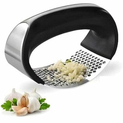 Stainless Steel Garlic Presser |Garlic Press Crusher for Kitchen