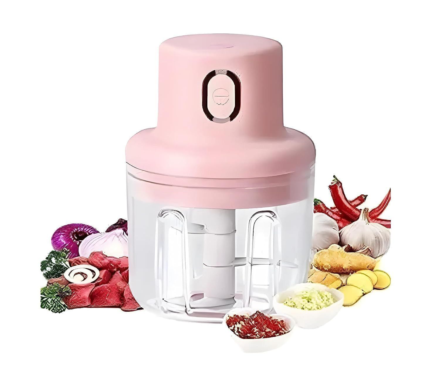 Electric Mini Chopper with USB - Portable Small Food Processor