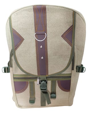 **Title:** Stylish Canvas Backpack for Men and Women, Casual Travel School Bag with PU Leather Trim**Description:**This stylish canvas backpack is perfect for men and women.