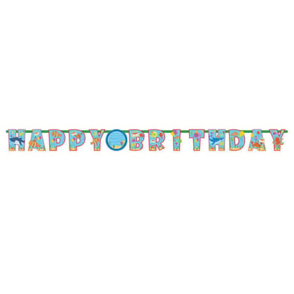 Wanna Party Ocean Buddies Customized Letter Banner - Over 10FT