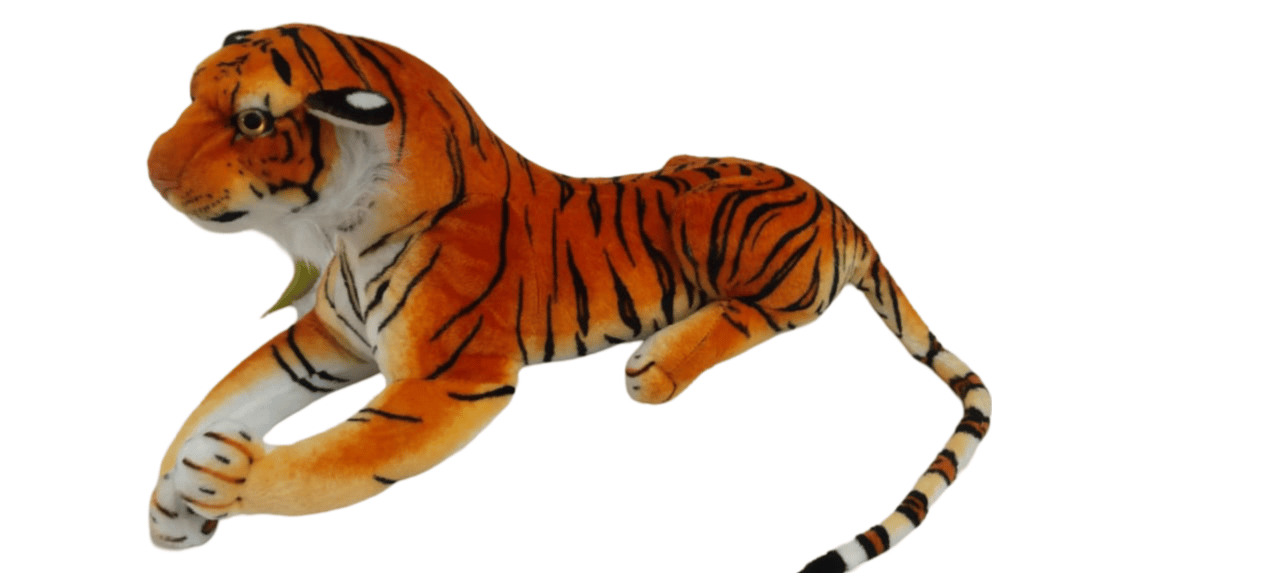  Giant Realistic Stuffed Tiger - 3 Feet Long - Soft and Cuddly - Perfect for Kids and Adults