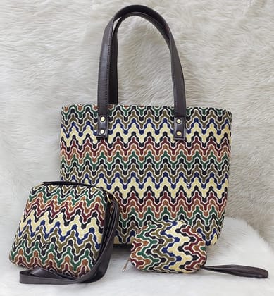  Ankara Tote Bag with 2 Pouches