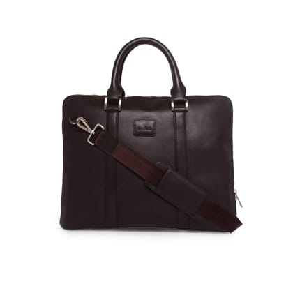 Brown Leather Laptop Bag