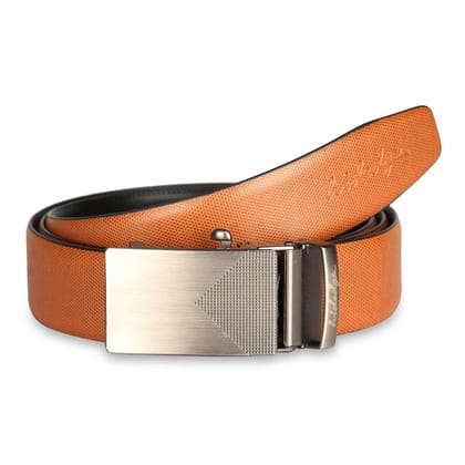 Hidedge Tan & Black Artificial Leather Reversible Belt BL02