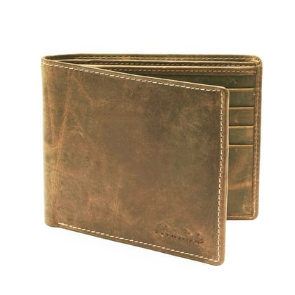 Earthen Suede Leather Wallet CC10