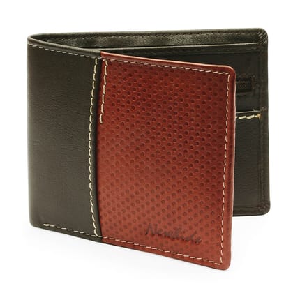 Brown & Tan Leather Wallet C10