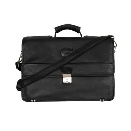 Black Leather Executive Bag