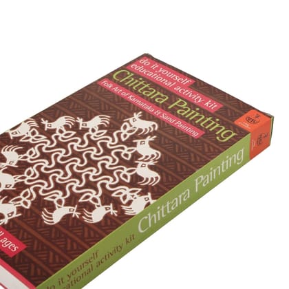 DIY Colouring Folk Art kit Chittara Painting