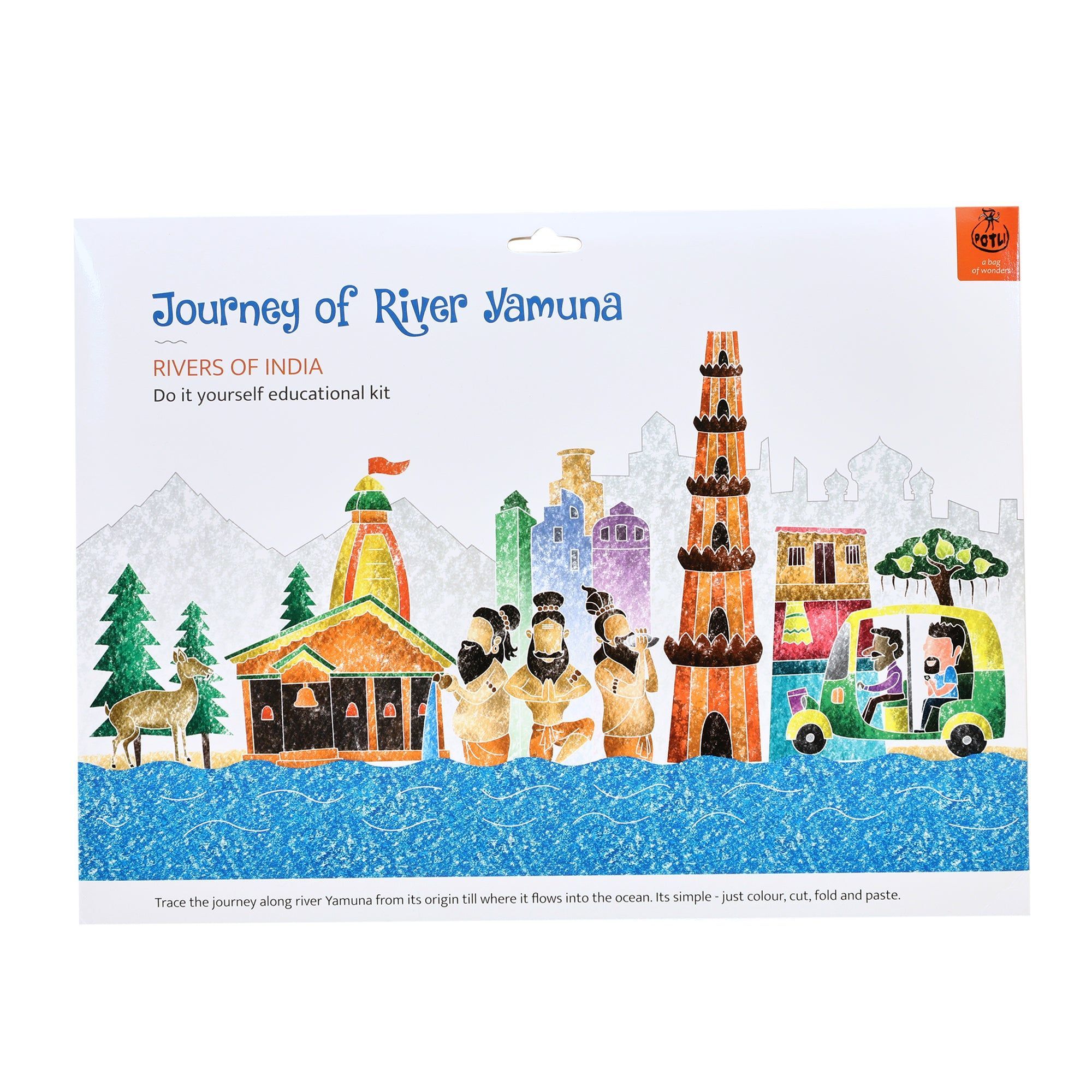 DIY Colouring kit  Journey of River Yamuna