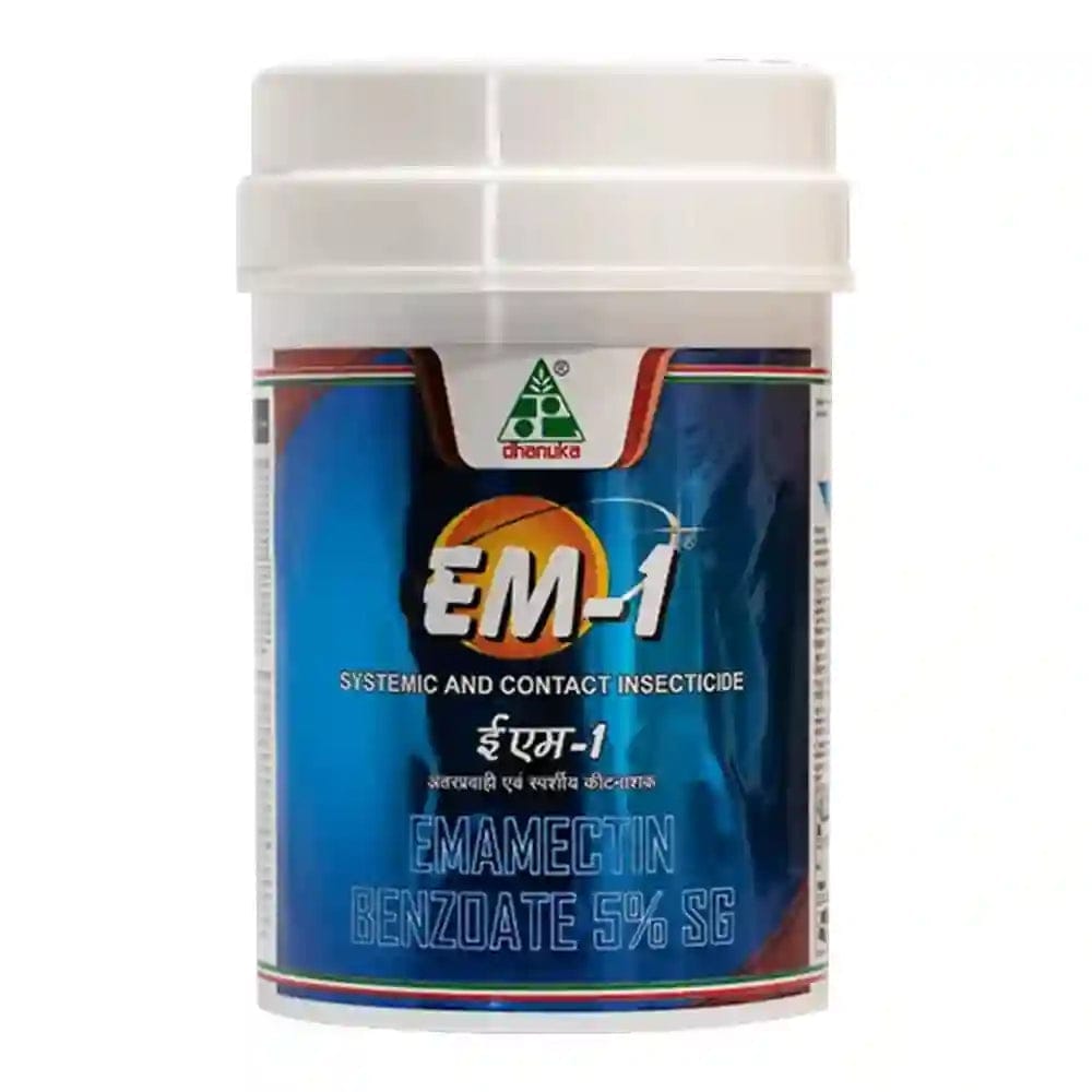 Dhanuka Em1 (Emamectin Benzoate 5% SG) Insecticide (em1)