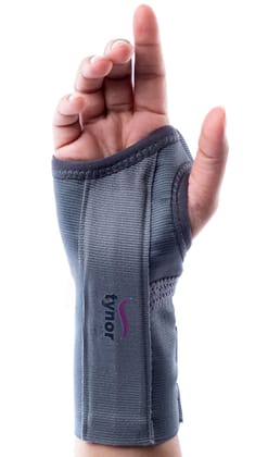 Tynor Elastic Wrist Splint, Grey