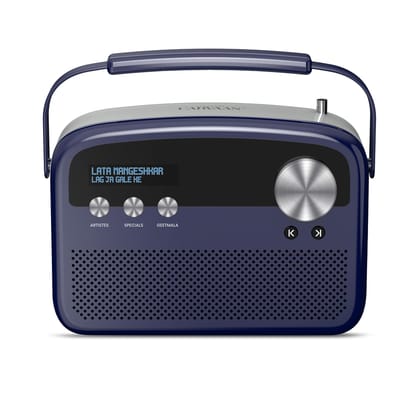 Saregama Carvaan Lite Hindi with 3000 Pre-Loaded Evergreen Songs (Royal Blue)