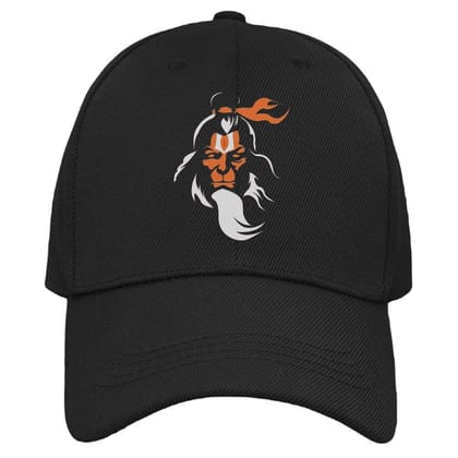 Cotton Baseball Caps-Lord Hanuman Icon Design-1-By EqualLife -EL9170019