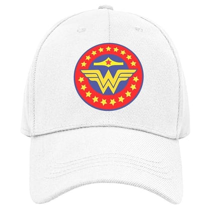 Cotton Baseball Caps-Wonder Woman Icon Design-1-By EqualLife -EL9170010