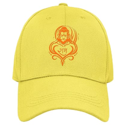 Cotton Baseball Caps-Lord Hanuman Icon Design-2-By EqualLife -EL9170020