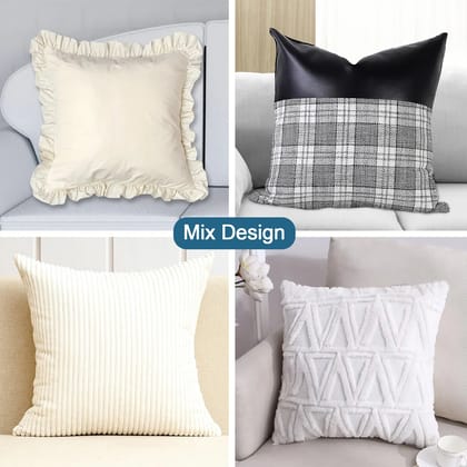 Pillow Covers, Couch Pillows Cover, Soft Decorative Cover (1 Pair / 2 Pc / 50×50 CM)