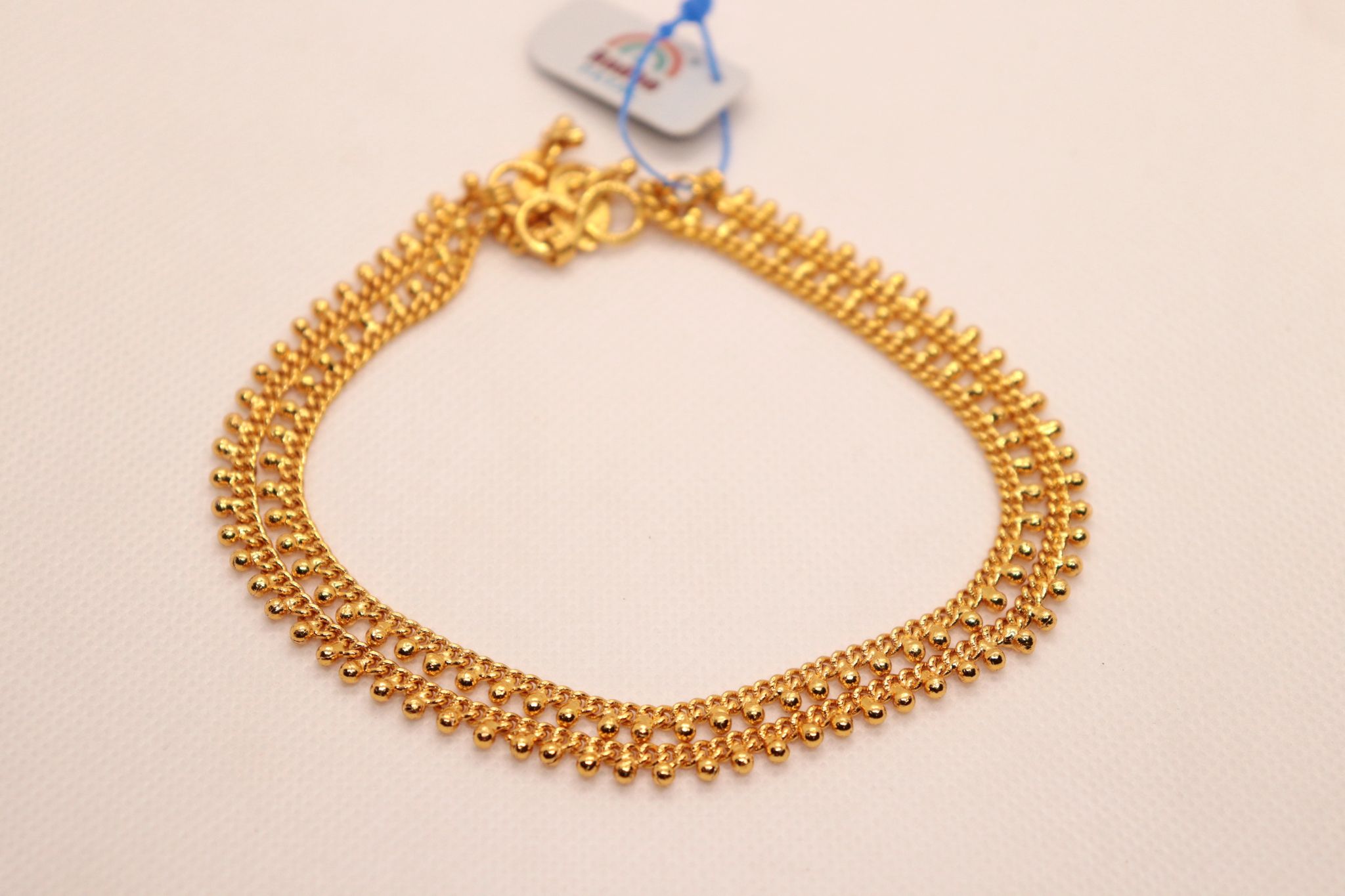 Gold Plated Traditional Indian Payal Anklet For Women