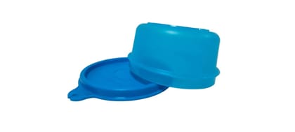 Tupperware Modular Mates Small Round Bowl Set with Blue Lid