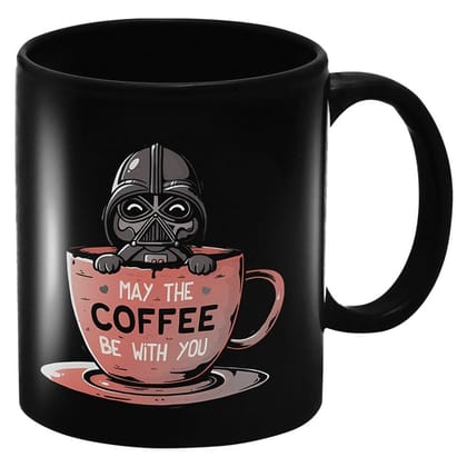 Designer Ceramic Mug-Star Wars Darth Vader Coffee Design-By EqualLife -EL7222131 - Black