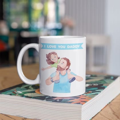 Designer Ceramic Mug-I Love You Dad Design-By EqualLife -EL7222116