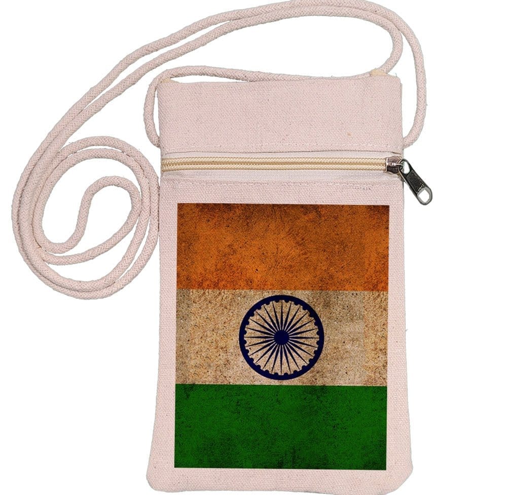 Eco-Friendly Recycled Cotton Canvas Mobile Phone Sling  Bag - Design-21 - EL8220201