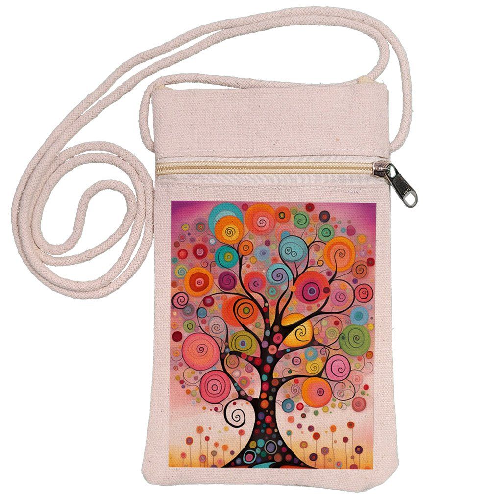 Eco-Friendly Recycled Cotton Canvas Mobile Phone Sling  Bag - Design-36 - EL8220216