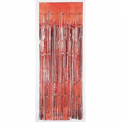 Wanna Party Foil Curtain Decoration Red