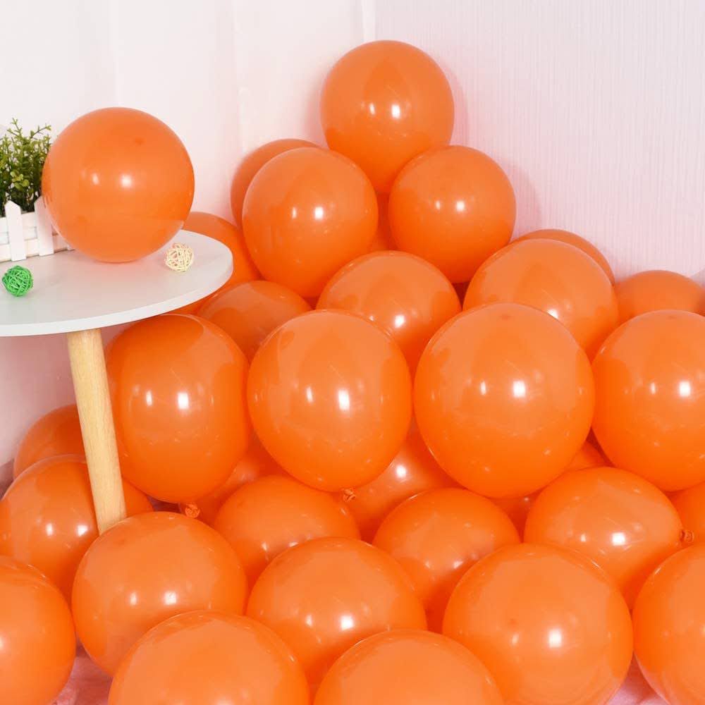 Wanna Party 8" Orange Latex Balloon - 20ct