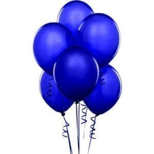 Wanna Party 8" Dark Blue Latex Balloon - 20ct