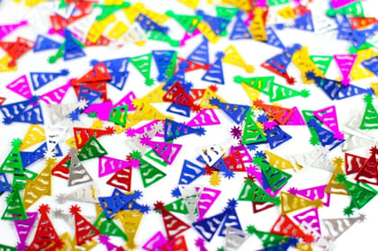 Wanna Party Hat ShaPed Confetti