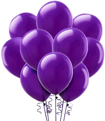 Wanna Party 8" PurPle Latex Balloon - 20ct