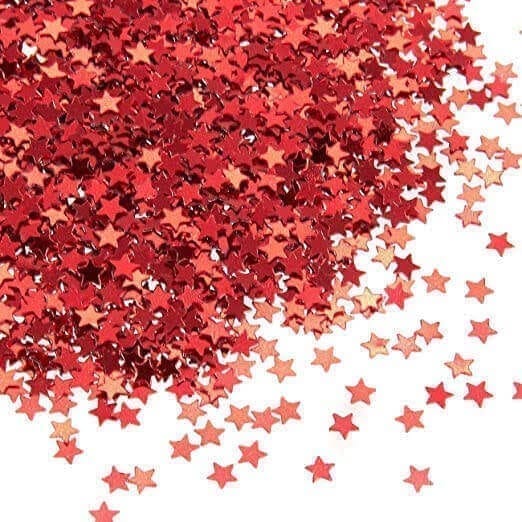 Wanna Party Red Star Confetti