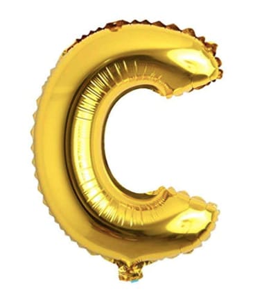 Wanna Party 16" Letter C Golden Balloon