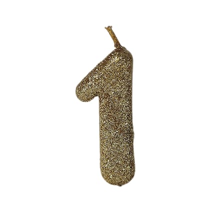 Wanna Party No. 1 Glitter Gold Candle