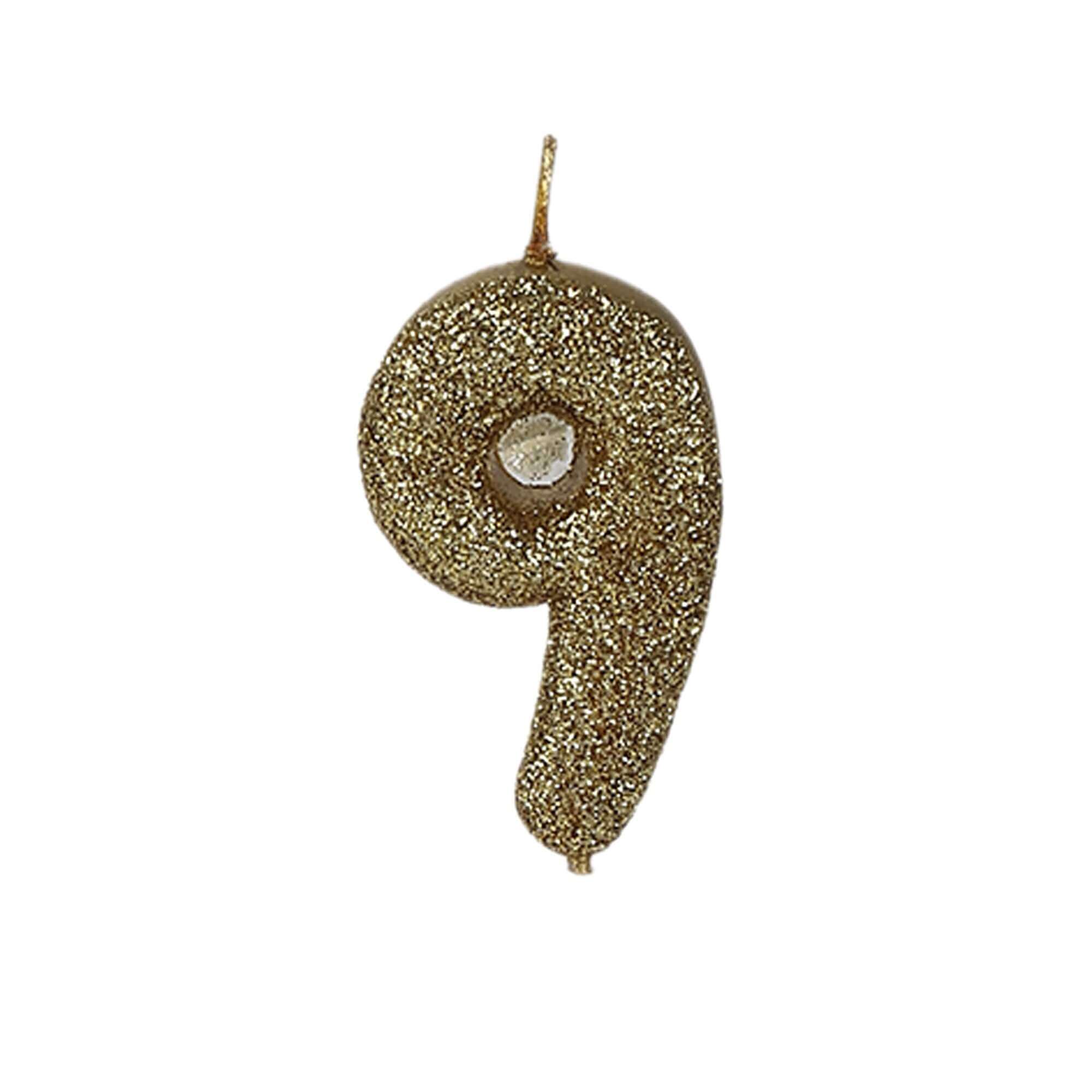 Wanna Party No. 9 Glitter Gold Candle